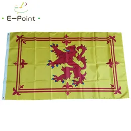 Kraliyet İskoç İskoçya Bayrağı Rampa Aslan 3 * 5 ft (90cm * 150cm) Polyester Banner Dekorasyon uçan ev bahçe bayrak