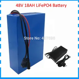 48V 18AH LIFEPO4 Batteri Användning 32700 Cell 15s 3P för elektrisk cykel 48V 1000W BAFANG Motor med laddare 30A BMS