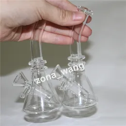 Hookahs Glass Beaker Bong Dab Rig Perc 필터 Heady Water Pipes Bongs Quartz Banger Bowl Oil Rigs Bubbler Smoking Pipe 두꺼운 키가 큰