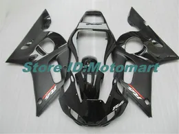 için Motosiklet Fairing kiti YAMAHA YZFR6 98 99 00 01 02 YZF R6 1998 2002 YZF600 siyah Kalafatlama + hediyeler YG33 set