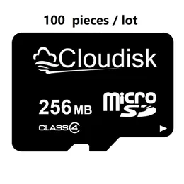 100% Real Capacity 100PCS / Lot 256MB Minneskort 256 MB microSD-kort Klass 4 Partihandel och CE FCC-certifikat