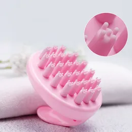 1 pcs Spa Slimming Massage Brush Silicone Head Body Shampoo Scalp Massage Brush Comb Hair Washing Comb Shower Bath Brush props Beauty Care