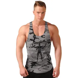 Nowe Zbiorniki Męskie Odzież Bawełniana New Summer T -Shirt Mężczyźni Casual Slim Męchynniki Bez Rękawów Bodybuilding Tank Treat Trops