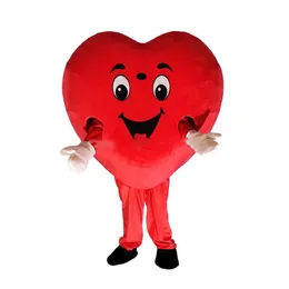 2019 factory hot red heart love mascot costume LOVE heart mascot costume free shipping can add Best quality