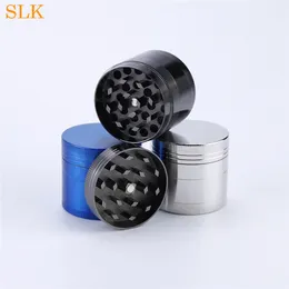 % 100 Orijinal Herb Öğütücüler Metal Alaşım Kuru Ot Öğütücüler Tütün Keskin taş Öğütücüler 4 Katmanlar 40MM Büyük Öğütücü Sigara Aksesuarları