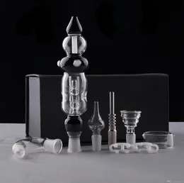 hookahs 블랙 봉 세트 3.0 티타늄 네일 봉 오일 dabber 리그