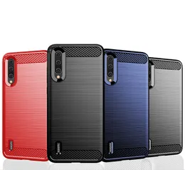 Tekstura włókna węglowego Slim Armor Osłona TPU Case Pokrywa dla Xiaomi 9T 9T Pro Redmi Note 8 Uwaga 8 Pro 100 SZTUK / L