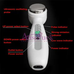 EU TAX FREE New Shipping Ultrasonic cleaner ultrasound facial massager Face Skin Rejuvenation machine Wrinkle Acne Removal skin care device