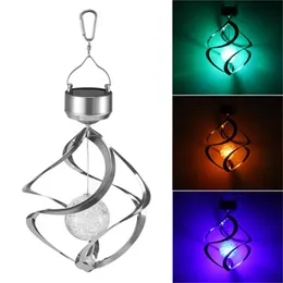 RGB Solar Light Garden Light, Solar Lawn Lampor Lighting Wind Chime Wind Trimmer LED Night Light, som används för Corridor Courtyard Holiday Party