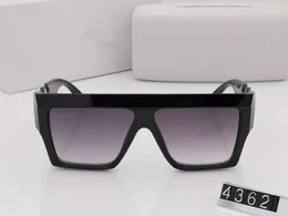 2021R Styl Okulary 4362 Kobiety Mężczyźni Marka Designer Ochrona UV Okulary przeciwsłoneczne Wyczyść obiektyw i Obiektyw powlekający Sunwear