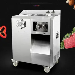 Commercial Meat Cutting Machine Stainless Steel Meat Grinder Multi-purpose Electric Slicer Mangler Enema 220V