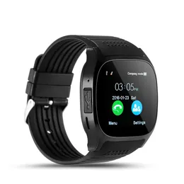 T8 GPS Inteligentny zegarek Bluetooth Passometer Aktywność sportowa Tracker Inteligentny zegarek na rękę z aparatem Zegarek Gniazdo SIM Bransoletka dla iPhone'a z systemem Android