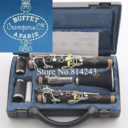 Qualità Brand Buffet 1825 B18 CLARINET 17 Key BB Strumenti musicali con custodia nera Case in pelle con tubo di bachelite