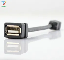 300pcs / lot 10cm 마이크로 USB to mini USB 호스트 OTG 케이블 DAC 휴대용 디지털 앰프 태블릿 PC 휴대 전화 MP4 MP5