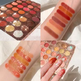 Nova Paleta de Sombras Com Glitter Profissional 35 Cores Matte Shimmer Paleta de Sombras para os Olhos Maquiagem À Prova D' Água Conjuntos de Maquiagem Cosmética