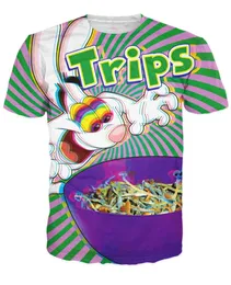 Çocuklar için Yollar Olmadı T-Shirt Trippy Canlı Trix Karakter Yaz tarzı Moda Tişörtleri Kadınlar İçin Üstler