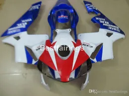 Honda CBR600RR 03 04 için Enjeksiyon Motosiklet Kurum Kiti Beyaz Mavi Kırmızı Karoser Kapları Set CBR600RR 2003 2004 JK45