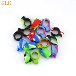 Anello porta dito in silicone 7-8 mm portasigarette di dimensioni normali Anello porta snodo per tabacco da fumo Accessori per strumenti per fumatori