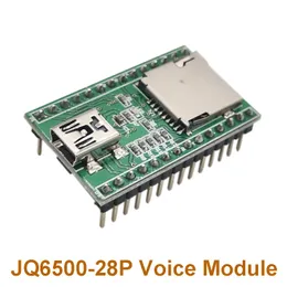 5pcs/lot JQ6500-28P Voice Module MP3 Module One To One 5 Road Independent Control Serial Control freeshipping