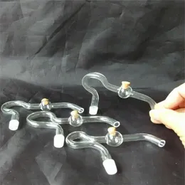 Bong di vetro trasparente bong di vetro accessori tubi fumatori di vetro mini tubi a mano multi-colore miglior cucchiaio glas