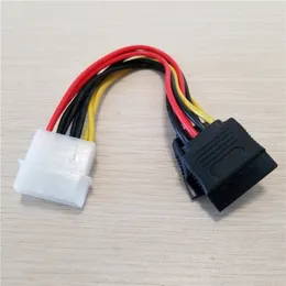 10 pièces --- tout nouveau connecteur d'alimentation 4 broches vers 2x câble adaptateur d'alimentation Serial ATA SATA HDD