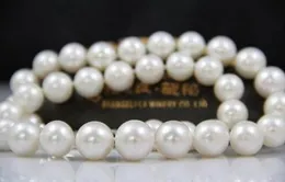 Bien, La Perla de agua dulce doğal a la joyería de blanco redondo luz Cadena 12-13 MM klavikula yaka 18 pulgadas