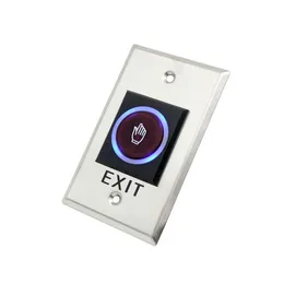 Infraröd sensorbrytare Nej Tryck på kontaktlös DOOR RELEASE Exit-knapp med LED-indikering - 115x70