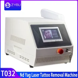 Hot fabrikspris 2020 nd YAG Laser Machine Tattoo Removal Skin Scar Treatment Pigment Ta bort Laser Skönhet Salong Utrustning Q Switch