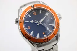 300M luxury watch automatic movement 43 mm black dial orange frame sapphire glass case 316 stainless steel with gentleman watch sport watch
