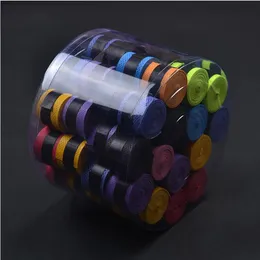 60pcs/lot Tennis Racket Overgrip Anti-skid Sweat Absorbed Taps Tennis Badminton Racquet Grips Vibration Tacky Fishing Rod Grips