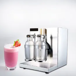 Bolha De Aço Inoxidável Boba Shake Electric Double-Frame Milk Tea Shaking Machine Soft Ice Cream Mixer