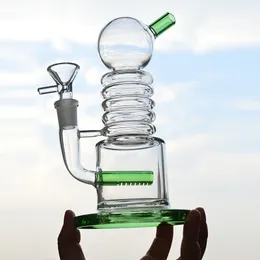 Dab Rig Water Bong Inline Gridded Perc Bubber Water Pipe 75 inches Portable Oil Rigs Glass Bong 144mm Joint4734461