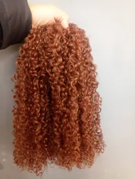 En son uzun Çin Güçlü Remy Kıvırcık Saç Atkısı İnsan En İyi Popüler Saç Uzantıları Sarışın Kahverengi 30# Renk 100g Bir Demet