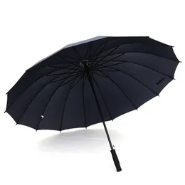 Зонтик длинная ручка прямой ветрозащитный твердый цвет PONGEE зонтик женщин мужчины солнечный дождливый зонт индивидуальный логотип DH0803