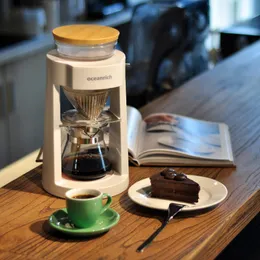 Hot Rotary Ekspres do kawy Symulowany ręcznie Automatyczna kawa Machinteapot Automatyczna ekspres do kawy Espresso Latte Cappuccino