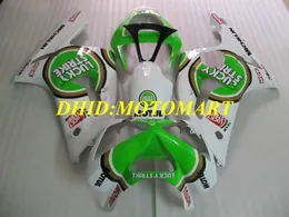 KAWASAKI NINJA için enjeksiyon kalıp Fairing kiti ZX 6R 600CC 03 04 ZX6R 636 2003 2004 ABS Beyaz yeşil kaporta seti ZX50