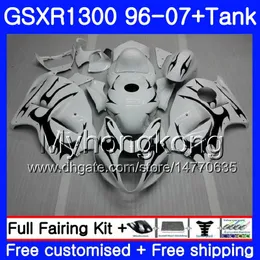 SUZUKI Hayabusa GSXR 1300 GSXR1300 için Vücut Siyah alevler Fairing 96 97 98 99 00 01 07 333HM.33 GSX R1300 1996 1997 1998 1999 2000 2001 2007