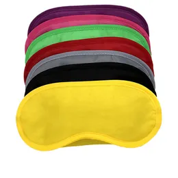 Black Eye Mask Polyester Sponge Soft 4 Layers skugga Tupplur Täck Blindbinds Blackout Sleep Eyeshade Mask för Sleeping Travel Mascaras Para Dormir