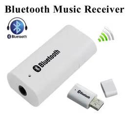 USB Universal 3.5mm Streaming Car A2DP Trådlös Bluetooth AUX Audio Music Receiver Adapter Handsfree för telefon MP3