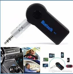 Universal 3.5mm Bluetooth Car Kit A2DP Wireless FM Transmitter AUX Audio Music Receiver Adapter Handsfree with Mic For Phone MP3 MQ200