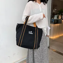 Designer-2019 Ny Plain Trend Shopping Bag Canvas Väskor Mångsidiga Mode Kvinnor Väskor Mode Lady Väska Handväskor Axelväska Jubaofang / 8