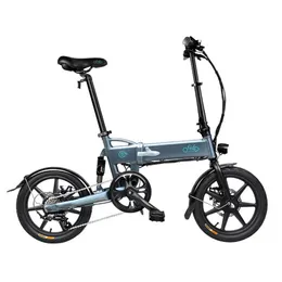 Fiido D2S Folding Moped Electric Bike Gear Shifting Version City Bike Commuter Bike 16-tums däck 250W Motor Max 25kmh