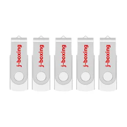 White 5PCS/LOT 1G 2G 4G 8G 16G 32G 64G Rotating USB Flash Drives Flash Pen Drive High Speed Memory Stick Storage for Computer Laptop Macbook