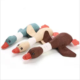 Lovely Popular Funny Wild Geese Dog Squeak Toys Duck Cat Plaything Sound Toys Dog Bite Pet Supplies Educational Interaction Toys YD0510