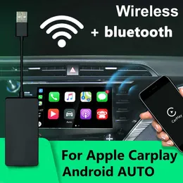 Coika nyaste trådlös carplay dongle för Android Car Head Unit -skärm iPhone Android Auto238Q