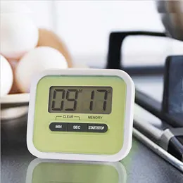 Kitchen Alarm Clock Timer LCD Digital Screen Kitchen Timer Kitchen Cooking Electronic Timers Student Reminder Timing Tools BH3167 TQQ