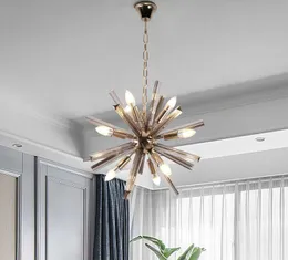 Modern Chandelier Lighting For Living Room American Style Hanging Lighting Nordic Bar Light Fixture Home Indoor Chandelier MYY