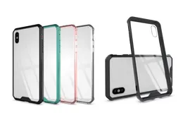Armour Transparante Helder Lucht Hybrid Telefoon Case voor iPhone 6 7 8 Plus X XS MAX SAMSUNG OPMERKING 9 S8 S9 A8 2018 Plus TPU Bumper Cover Opp zak