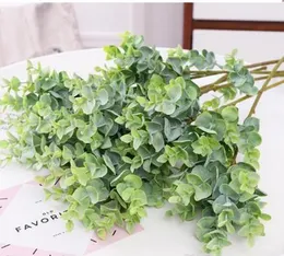 シミュレートされた植物ソフトプラスチックユーカリウェディングホームデコレーションシミュレートされた花と緑の植物ボンサイ30pcs/lot WL002