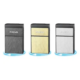 Nyaste multifunktion USB-uppladdningsbar Lighter Cigarette Case Portable Innovativ Design Lagring Box Container för rökning Förpackningsverktyg DHL